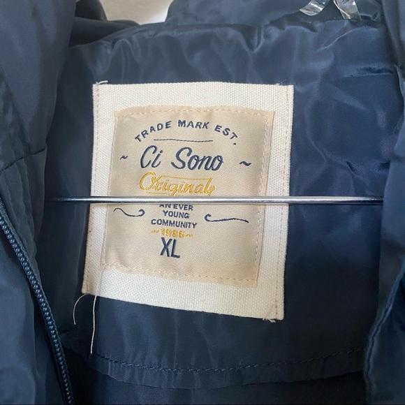 Ci Sono | Navy Anorak Jacket - Picture 2 of 4